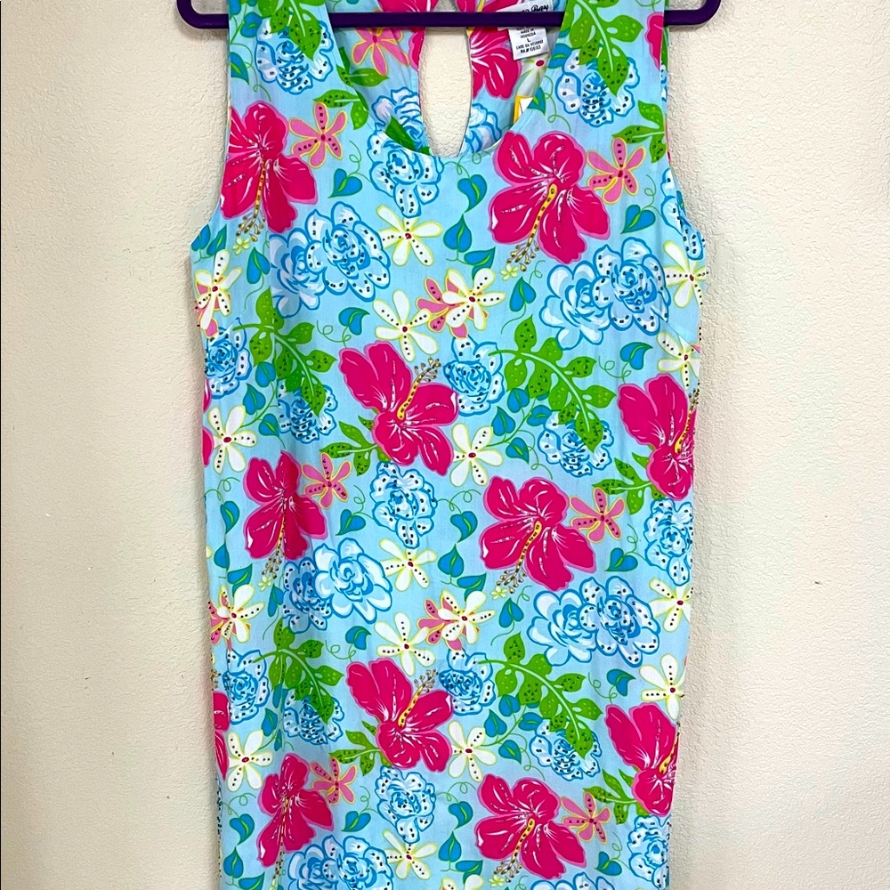 MANGO BAY sleeveless floral dress size Large NWT